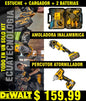 El kit DeWALT Llave de impacto Atornilladora + Amoladora