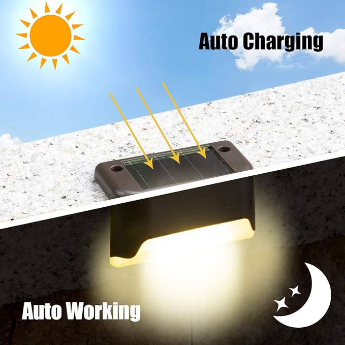 Luces solares de borde packx8 unidades